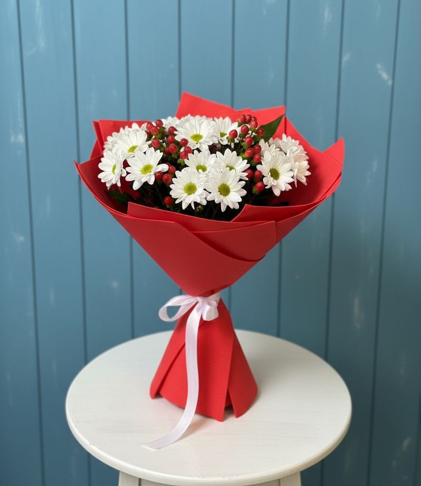 Букет цветов из: Хризантемы в Краснозёрском