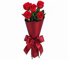 Букет 5 Красных роз Эдлесс Лав в Краснозёрском
