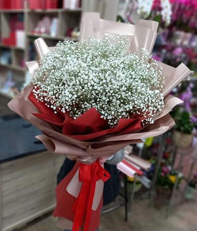 Букет цветов из: Гипсофила в Краснозёрском