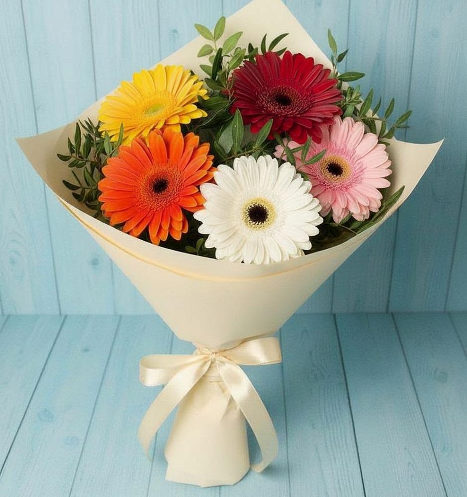 Букет цветов из: Герберы в Краснозёрском