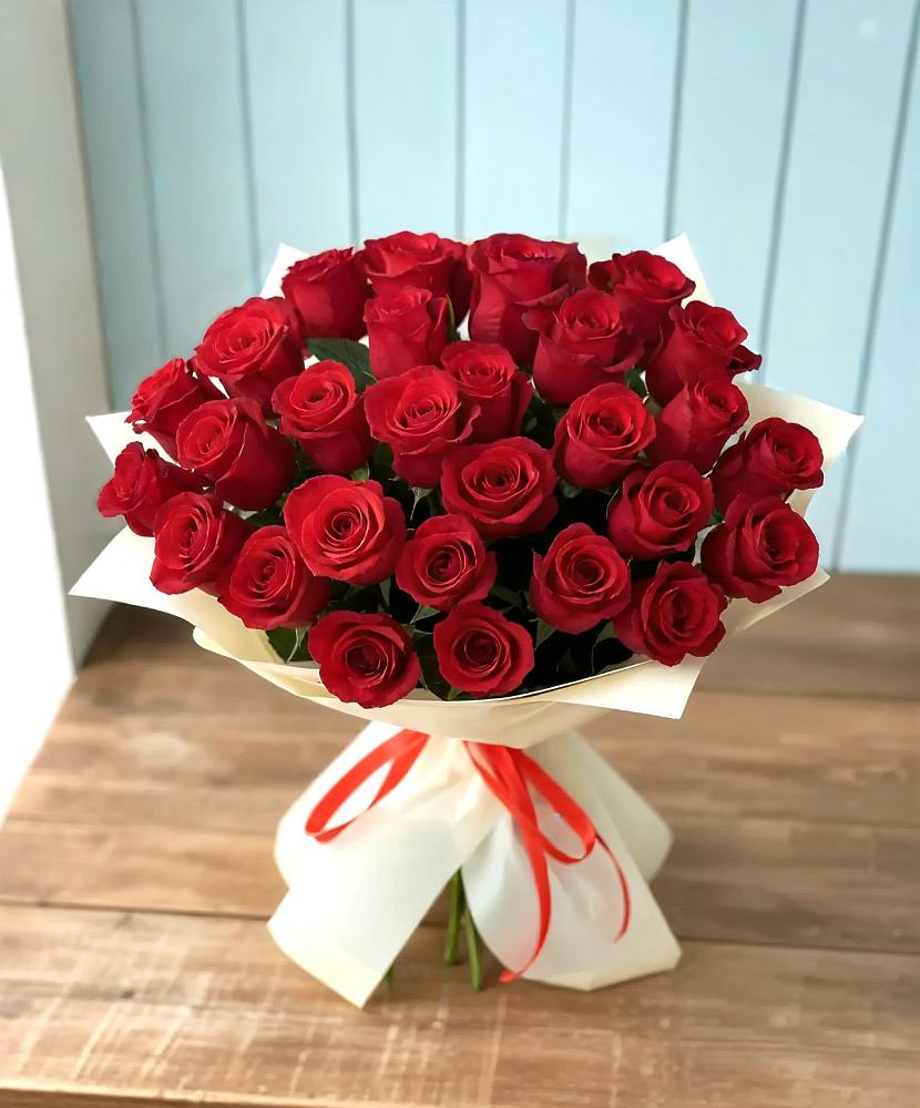 Букет 29 Красных роз в Краснозёрском