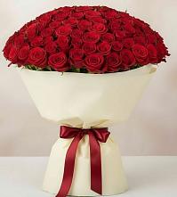 Букет 101 Красная роза Милано #REPLACE_PRED# Краснозёрском