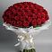 Букет 101 Красная роза Блэк Мэджик в Краснозёрском