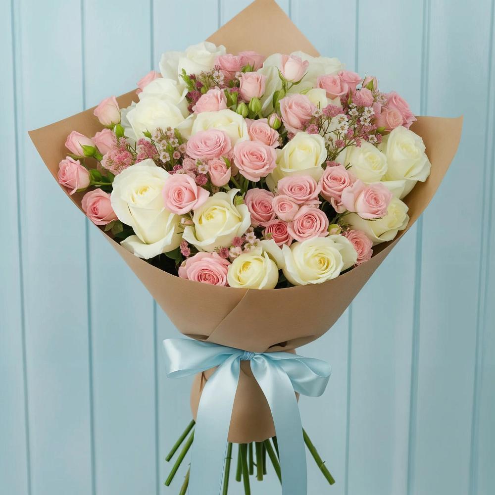 Букет цветов из: Розы в Краснозёрском