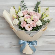 Букет цветов из:  Лизиантусы в Краснозёрском