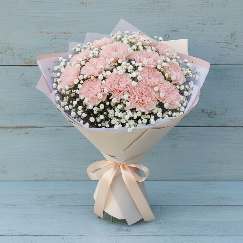 Букет цветов из: Гвоздики в Краснозёрском