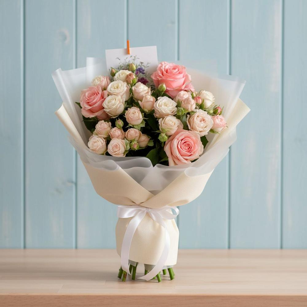 Букет цветов из: Розы в Краснозёрском