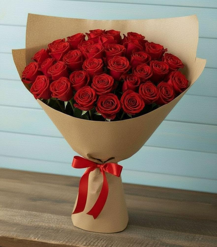 Букет Красные розы Милано в Краснозёрском