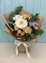 Букет цветов из:  Герберы и Хризантемы в Краснозёрском