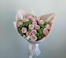 Букет цветов из:  Розы и Хризантемы в Краснозёрском