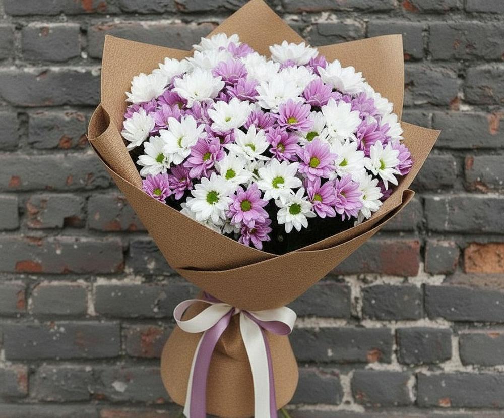 Букет цветов из: Хризантемы в Краснозёрском