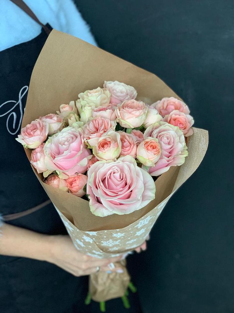 Букет цветов из: Хризантемы и Розы в Краснозёрском