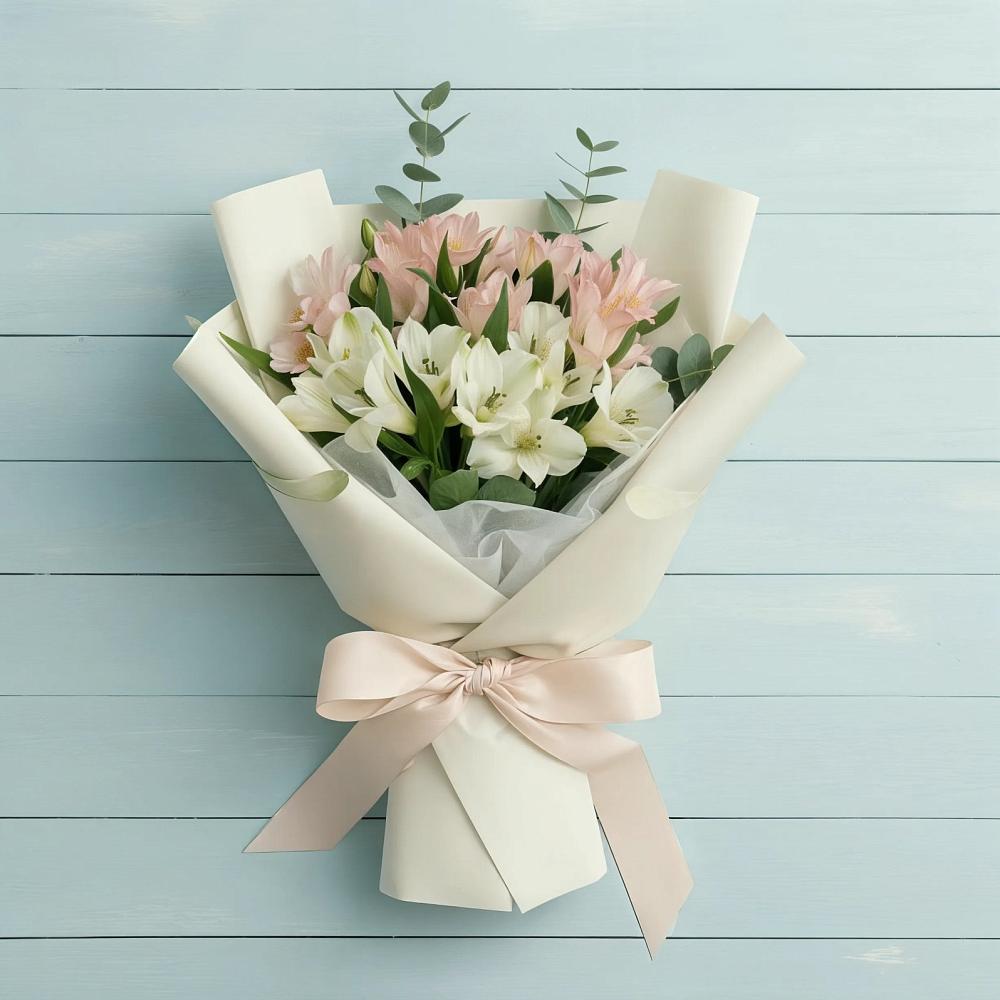 Букет цветов из: Альстромерии в Краснозёрском